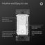 Diva Dimmer Switch - LED+ Pro Max, 250W LED/500W ELV/400VA MLV, Neutral Optional, Multi-Location, 120V, DV-PROR-WH, White
