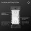 Diva Dimmer Switch - LED+ Pro, 150W LED/300W ELV/250VA MLV, Neutral Optional, Multi-Location, 120V, DV-PSR-WH, White