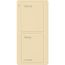 Pico 2-Button Wireless Smart Remote for Programmable Scene Control, Entry Icon Engraving, (Gloss Ivory), PJ2-2B-GIV-P01