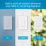 Pico 2-Button Wireless Smart Remote for Programmable Scene Control, Bedside Icon Engraving, (Gloss Ivory), PJ2-2B-GIV-P02