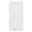 Pico 2-Button Wireless Smart Remote for Screen Control, Icon and Text Engraving, (Gloss White), PJ2-2B-GWH-S08
