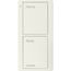 Pico 2-Button Wireless Smart Remote for Programmable Scene Control, Entry Icon Engraving, (Satin Biscuit), PJ2-2B-TBI-P01