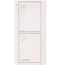 Pico 2-Button Wireless Smart Remote for Programmable Scene Control, Entry Icon Engraving (Satin Snow), PJ2-2B-TSW-P11