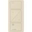 Pico 2-Button with Raise/Lower Wireless Smart Remote for Shade Control, Shade Icon Engraving, (Gloss Light Almond), PJ2-2BRL-GLA-S01