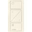 Pico 2-Button with Raise/Lower Wireless Smart Remote for Shade Control, Shade Icon Engraving, (Satin Biscuit), PJ2-2BRL-TBI-S01
