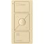 Pico 3-Button with Raise/Lower Wireless Smart Remote for Blackout Control, Icon and Text Engraving, (Gloss Ivory), PJ2-3BRL-GIV-S03