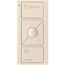 Pico 3-Button with Raise/Lower Wireless Smart Remote for Blind Control, Icon and Text Engraving, (Gloss Light Almond), PJ2-3BRL-GLA-S05