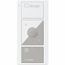 Pico 3-Button with Raise/Lower Wireless Smart Remote for Blind Control, Icon and Text Engraving, (Gloss White/Gray), PJ2-3BRL-GWG-S05