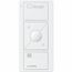 Pico 3-Button with Raise/Lower Wireless Smart Remote for Blind Control, Icon and Text Engraving, (Gloss White), PJ2-3BRL-GWH-S05
