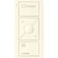 Pico 3-Button with Raise/Lower Wireless Smart Remote for Shade Control, Icon and Text Engraving, (Satin Biscuit), PJ2-3BRL-TBI-S02