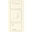 Pico 3-Button with Raise/Lower Wireless Smart Remote for Sheer Control, Icon and Text Engraving, (Satin Biscuit), PJ2-3BRL-TBI-S04