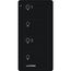 Pico 3-Button with Raise/Lower Wireless Smart Remote for Drapery Control, Icon and Text Engraving (Satin Snow), PJ2-3BRL-TSW-S07