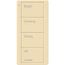Pico 4-Button Wireless Smart Remote for Light Control, Light Icon Engraving, (Gloss Ivory), PJ2-4B-GIV-L01