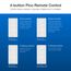 Pico 4-Button Wireless Smart Remote for Programmable Scene Control, Kitchen Icon Engraving, (Satin Biscuit), PJ2-4B-TBI-P02