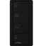 Pico 4-Button Wireless Smart Remote for Programmable Scene Control, Family Room Icon Engraving (Satin Midnight), PJ2-4B-TMN-P01