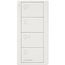 Pico 4-Button Wireless Smart Remote for Programmable Scene Control, Any Room Icon Engraving (Satin Snow), PJ2-4B-TSW-P03