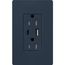 Claro 15A USB Type A&C Duplex Receptacle (Deep Sea), SCR-15-ACTR-DE