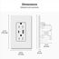 Claro 15A USB Type A&C Duplex Receptacle (Deep Sea), SCR-15-ACTR-DE