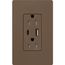 Claro 15A USB Type A&C Duplex Receptacle, Satin Finish (Espresso), SCR-15-ACTR-EP