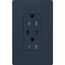 Claro 15A USB Type A&C Duplex Receptacle, Satin Finish (Deep Sea), SCR-15-CCTR-DE