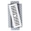 Breezelux 310 Removable Flush Mount Wall & Ceiling Air Supply 3" x 10" (Duct Opening) Requires 4" x 11" Drywall Opening