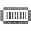 Breezelux 410 Removable Flush Mount Wall & Ceiling Air Supply 4" x 10" (Duct Opening) Requires 5" x 11" Drywall Opening