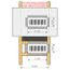 Breezelux 410 Removable Flush Mount Wall & Ceiling Air Supply 4" x 10" (Duct Opening) Requires 5" x 11" Drywall Opening