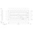 Breezelux 410 Removable Flush Mount Wall & Ceiling Air Supply 4" x 10" (Duct Opening) Requires 5" x 11" Drywall Opening
