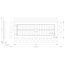 Breezelux 412 Removable Flush Mount Wall & Ceiling Air Supply 4" x 12" (Duct Opening) Requires 5" x 13" Drywall Opening