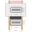 Breezelux 412 Removable Flush Mount Wall & Ceiling Air Supply 4" x 12" (Duct Opening) Requires 5" x 13" Drywall Opening