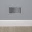 Breezelux 610 Removable Flush Mount Wall & Ceiling Air Supply 6" x 10" (Duct Opening) Requires 7" x 11" Drywall Opening