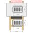 Breezelux 610 Removable Flush Mount Wall & Ceiling Air Supply 6" x 10" (Duct Opening) Requires 7" x 11" Drywall Opening