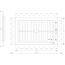 Breezelux 610 Removable Flush Mount Wall & Ceiling Air Supply 6" x 10" (Duct Opening) Requires 7" x 11" Drywall Opening