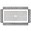 Breezelux 612 Removable Flush Mount Wall & Ceiling Air Supply 6" × 12" (Duct Opening)