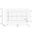 Breezelux 612 Removable Flush Mount Wall & Ceiling Air Supply 6" × 12" (Duct Opening)