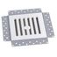 Breezelux 6SQ Removable Flush Mount Wall & Ceiling Air Supply 6" x 6" (Duct Opening) Requires 6" x 6" Drywall Opening