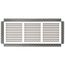 CliqueElite 24 Removable Air Return Vent 24" x 8" (Duct Opening) Requires 26" x 10" Drywall Opening