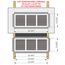 CliqueElite 24 Removable Air Return Vent 24" x 8" (Duct Opening) Requires 26" x 10" Drywall Opening