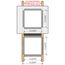 AccessPro 14 Flush Mount Access Panel 14" x 14" (Drywall Opening)