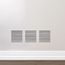 PermaFlow 24 Permanent Return Air Vent Cover 24" x 6" or 24" x 8" Duct Opening
