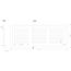 PermaFlow 24 Permanent Return Air Vent Cover 24" x 6" or 24" x 8" Duct Opening