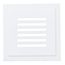 PermaFlow 8SQ Permanent Return Air Vent Cover 8" x 8" Drywall Opening