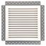 SilhouEase 12 Exhaust Fan Removable Flush Mount Bathroom Cover 12" x 12" Drywall Opening