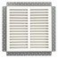 SilhouEase 14 Exhaust Fan Removable Flush Mount Bathroom Cover 14" x 14" Drywall Opening