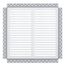 SilhouEase 16 Exhaust Fan Removable Flush Mount Bathroom Cover 16" x 16" Drywall Opening