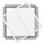 SilhouEase 16 Exhaust Fan Removable Flush Mount Bathroom Cover 16" x 16" Drywall Opening