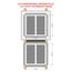 SilhouEase 16 Exhaust Fan Removable Flush Mount Bathroom Cover 16" x 16" Drywall Opening