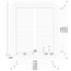 SilhouEase 16 Exhaust Fan Removable Flush Mount Bathroom Cover 16" x 16" Drywall Opening