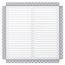 SilhouEase 18 Exhaust Fan Removable Flush Mount Bathroom Cover 18" x 18" Drywall Opening