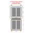 SilhouEase 18 Exhaust Fan Removable Flush Mount Bathroom Cover 18" x 18" Drywall Opening